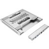 Canyon Laptop stands with hub, TYPE C F to HDMI2.0+2USB3.0+USBC3.0+RJ45+PD, TYEP C TO C cable 1m white with Emarker: HUSB332A, M