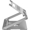 Canyon Laptop stands with hub, TYPE C F to HDMI2.0+2USB3.0+USBC3.0+RJ45+PD, TYEP C TO C cable 1m white with Emarker: HUSB332A, M