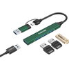 CANYON hub DS-02 4in1 USB-A/C Green