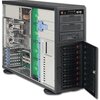 Шаси SUPERMICRO SuperChassis, 4U Server Case,  Extended ATX, 7 slots, 2xUSB2.0, PSU installed 1 x 865W, Черен