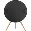 Beosound A9 5th Gen Speaker Natural Alu (Back Grey Mist/Cover Kvadrat Light Grey/Legs Oak)