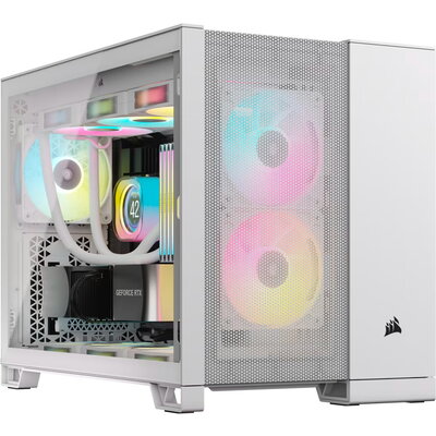 Corsair 2500D Airflow Tempered Glass Mid-Tower, White