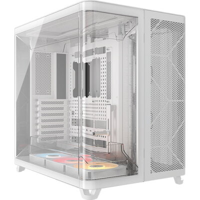 CORSAIR AIR 5400 RS-R ARGB Tempered Glass Mid-Tower, White