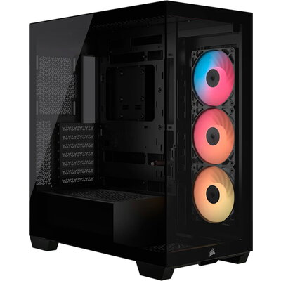CORSAIR 3500X RSR ARGB Tempered Glass Mid-Tower, Black