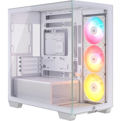 Corsair 2800X RS-R ARGB Panoramic Glass Micro-ATX Case, White