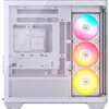 Corsair 2800X RS-R ARGB Panoramic Glass Micro-ATX Case, White