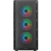 COUGAR AIRFACE PURE RGB PC Case, Mid Tower, Black