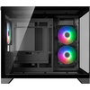 COUGAR FV150 Mini RGB PC Case, Mid tower, Black