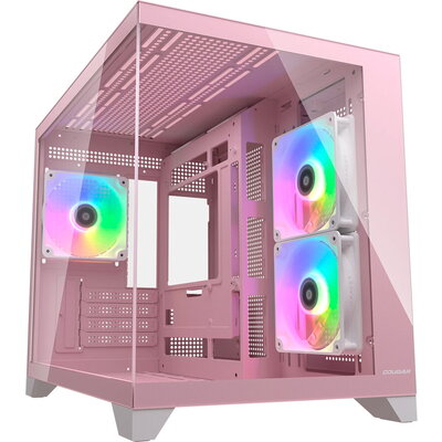 COUGAR FV150 Mini RGB PC Case, Mid tower, Pink