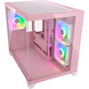 COUGAR FV150 Mini RGB PC Case, Mid tower, Pink