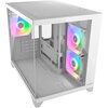 COUGAR FV150 Mini RGB PC Case, Mid tower, White