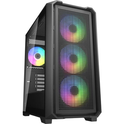 COUGAR MX600 Mini V2 RGB PC Case, Mini Tower, Black