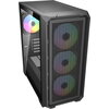 COUGAR MX600 Mini V2 RGB PC Case, Mini Tower, Black