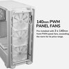 COUGAR MX600 PC Case, Mid Tower, White