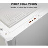 COUGAR MX600 PC Case, Mid Tower, White