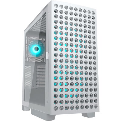 COUGAR AIRFACE ECO RGB PC Case, Mid Tower, White