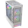 COUGAR AIRFACE RGB PC Case, Mid Tower, White