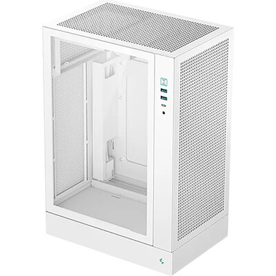 DeepCool CH170 PLUS WH, Mini Tower, Mini-ITX/Micro-ATX, 2xUSB3.0, 1xType-C Gen 2, 1xAudio/Mic, Mesh Panel, White, R-CH170-WHNGM0 DeepCool CH170 PLUS WH, Mini Tower, Mini-ITX/Micro-ATX, 2xUSB3.0, 1xType-C Gen 2, 1xAudio/Mic, Mesh Panel, White, R-CH170-WHNGM0