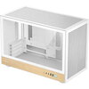 DeepCool CH260 WOOD WH, Mini Tower, Mini-ITX/Micro-ATX, 2xUSB3.0, 1xType-C Gen 2, 1xAudio, Mesh Panel, White, 2Y, R-CH260-WHNWM0