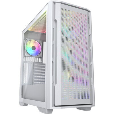 COUGAR Uniface RGB White PC Case | Mid Tower