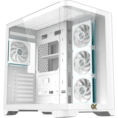 Crystal Storm Arctic V2 EN49408 (WH,EATX,U3+U2,Front Curved & Left TG,3PCS J22A PWM Arctic Reverse & 1PC J22A PWM Arctic Crystal Storm Arctic V2 EN49408 (WH,EATX,U3+U2,Front Curved & Left TG,3PCS J22A PWM Arctic Reverse & 1PC J22A PWM Arctic