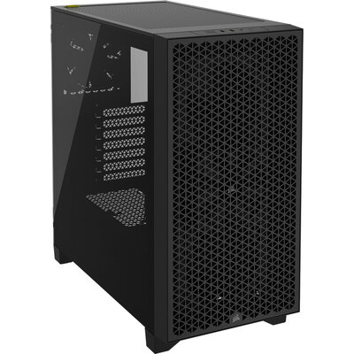 Corsair 3000D Tempered Glass Mid-Tower, Black