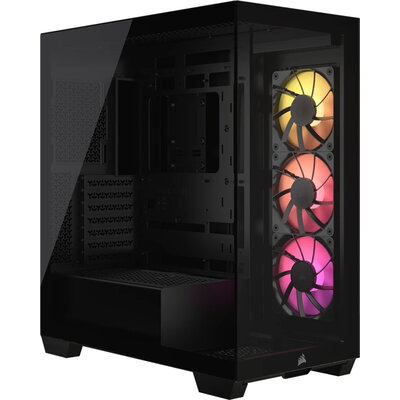 Corsair 3500X ARGB Tempered Glass Mid-Tower, Black