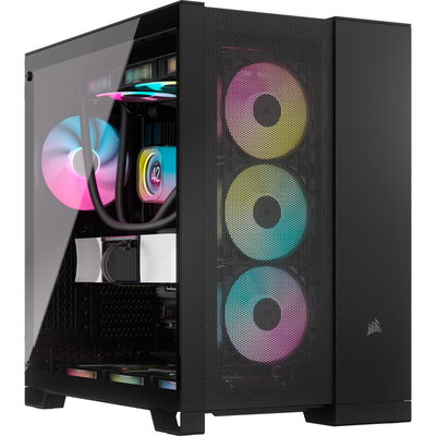 Corsair 6500D Airflow Tempered Glass Mid-Tower, Black