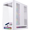 Heaven Air Arctic EN49606 (WH,U3x2+Type C,Curved TG,6PCS J20A PWM WH Reverse & 2PCS J20A PWM WH,ARGB & PWM Remote Contro