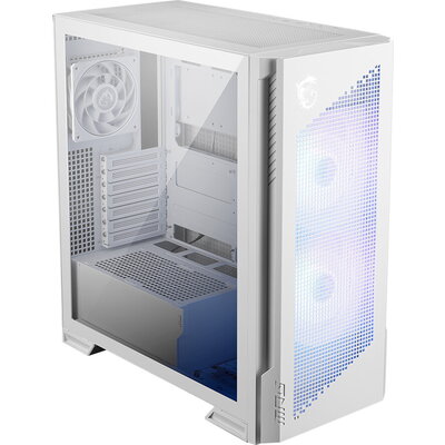 MSI MPG VELOX 300R AIRFLOW PZ WHITE, Mid-Tower, E_ATX/ATX(Back-connect supported)/M-ATX/ITX, 2x USB 3.2, 1x USB Type-C 20Gbs, 1x