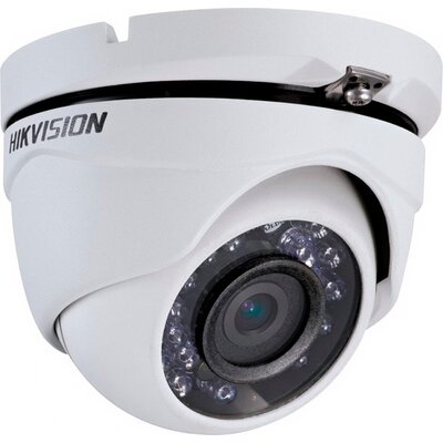 Hikvision HD-TVI 1080P IR Turret camera, 2MP progressive Scan CMOS, 1920x1080 Effective pixels, 25fps@1080p, 2.8 mm lens (Field 