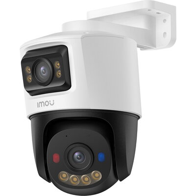 Imou Dual-Lens PoE Outdoor Smart IP PTZ Camera, 5MP+5MP, 3.6mm 76H, 0-260 Pan, 0-25 Tilt, IR up to 30m, H.265, 15 fps, 8x digita