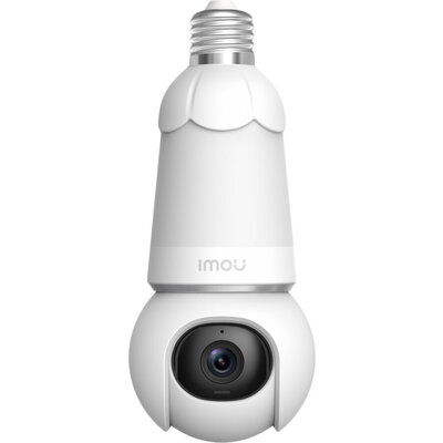 Imou 5MP Wi-Fi PTZ Bulb camera, H.265, 2.8 mm lens, Smart Full-Color Night Vision, Panoramic Pan & Tilt (340° Coverage), Bui