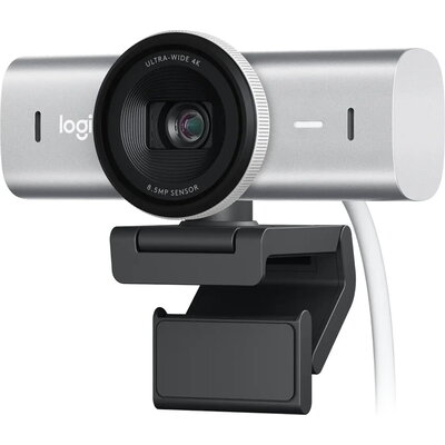 LOGITECH MX Brio 4K Ultra HD Webcam - PALE GREY - 2.4GHZ - EMEA28-935 - B2C