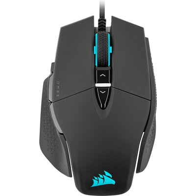 CORSAIR M65 RGB ULTRA Gaming Mouse, Backlit RGB LED, Optical, Silver ALU, Black