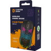 Canyon 7keys Gaming 2.4G wireless mouse, KA8 sensor, DPI up to 1600, rubber coating on panel, Huano 1million switch, 45cm PVC ca
