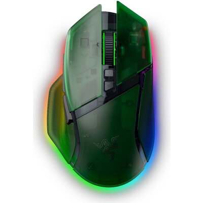 Razer Basilisk V3 Pro 35K Phantom Green Edition, Gaming mouse, Ergonomic Wireless Gaming Mouse, Charging Cable USB Type C, 30000