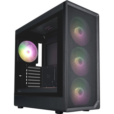 1stPlayer кутия Case ATX - AU8 Black - 4 x 140 mm A-RGB fans included, USB-C