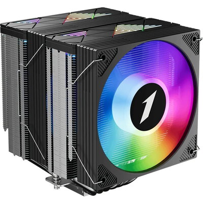 1stPlayer охладител CPU Cooler CRYO CY12LD Black - LGA1851/AM5, Dual-Tower, ARGB 1stPlayer охладител CPU Cooler CRYO CY12LD Black - LGA1851/AM5, Dual-Tower, ARGB