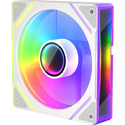 1stPlayer вентилатор Fan 120mm FC7-WH - Infinity Mirror ARGB - White