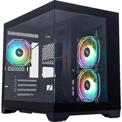 Кутия 1stPlayer mATX - MV6-TP Black - 3 fans included