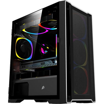 Кутия 1stPlayer TRILOBITE T4 Mesh Black mATX