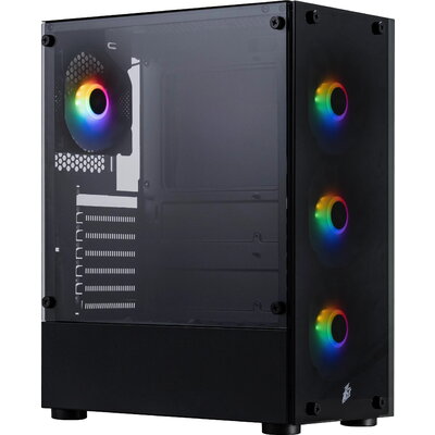 Кутия 1stPlayer Fire Dancing V2-A RGB v2 - 4 fans included