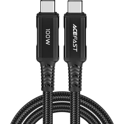 Acefast Кабел USB-C to USB-C Cable 100W 2m Aluminum alloy - C4-03 - Black