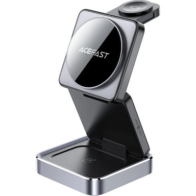 Acefast настолно устройство за безжично зареждане Desktop 3-in-1 Wireless Charging Holder - E20 Black