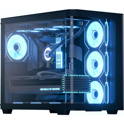 AeroCool кутия Case ATX - P500C-G-BK-v1 - 4 x 120 mm Infinity Mirror A-RGB