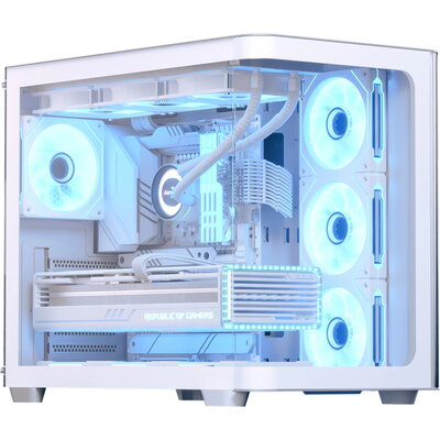 AeroCool кутия Case ATX - P500C-G-WT-v1 - 4 x 120 mm Infinity Mirror A-RGB