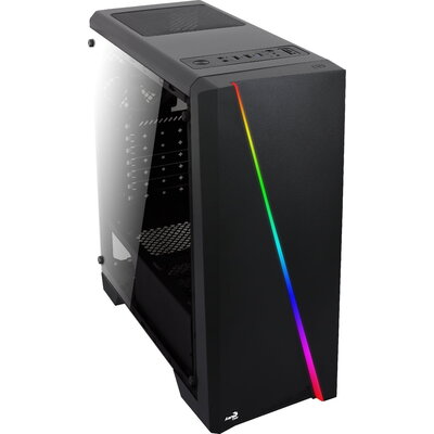 AeroCool кутия Case ATX - Cylon BG - RGB, Tempered glass