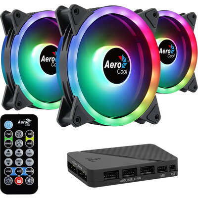 AeroCool комплект вентилатори Fan Pack 3-in-1 3x120mm - DUO 12 Pro ARGB