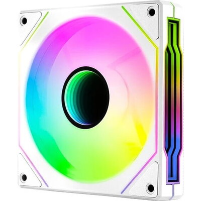 AeroCool вентилатор Fan 120mm Phantom M-3R - Infinity Mirror ARGB, REVERSE - White